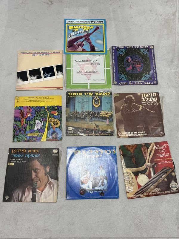 Diez Vinilos de Música Judía y Klezmer con Giora Feidman