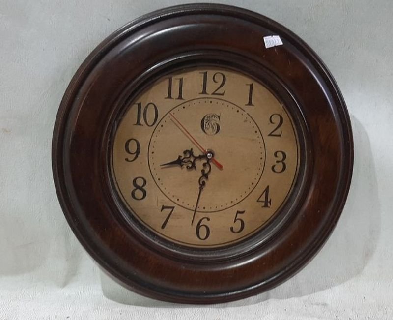 Lote anterior: Reloj de pared de madera con reloj de pared y cubierta protectora
