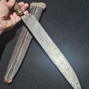Cuchillo Franz Wenk Solingen Hoja 28.5 cm con Vaina Original - imagen 1