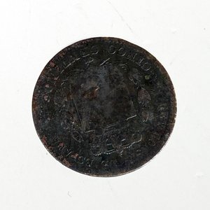 Seis Monedas Antiguas: Cinco de Plata y Una de Cobre (1879) - imagen 5