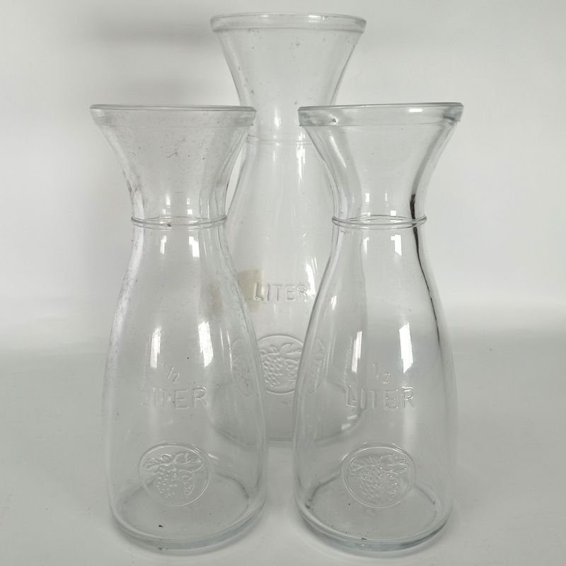 Jarritas de vidrio para vino y decoración - imagen 5
