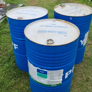 3 Tanques Metálicos YPF para Aceite Lubricante 200L - imagen 1
