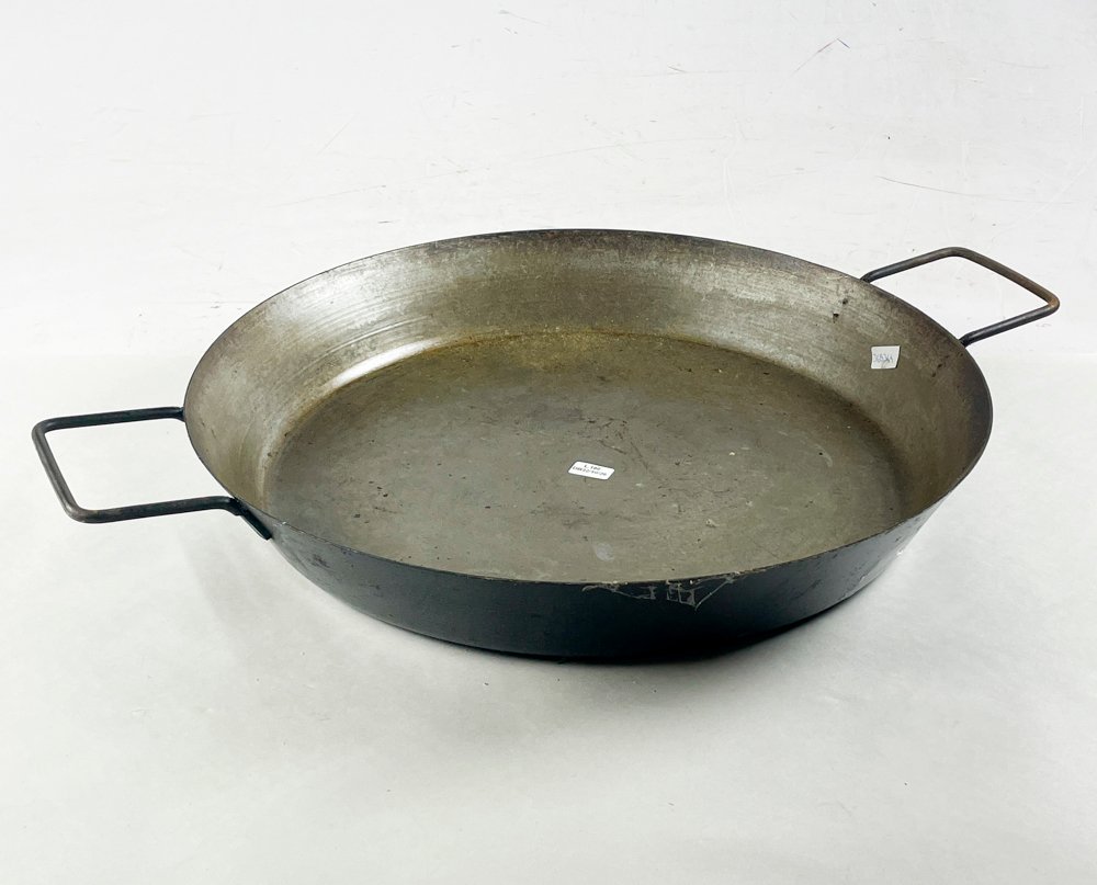 Paellera de Acero con Asas, Diámetro 48 cm