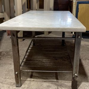 Mesa Ratona Hierro y Mármol Rectangular - imagen 3