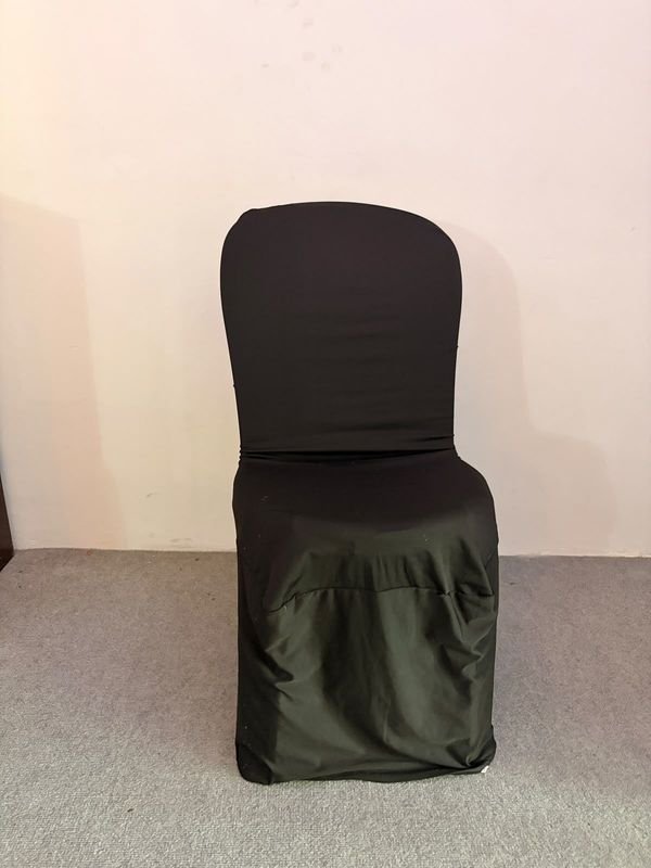 Fundas para Sillas Negras Elásticas para Eventos
