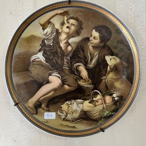 Lote anterior: Plato Decorativo con Escena Infantil y Perro, Diámetro 30 cm
