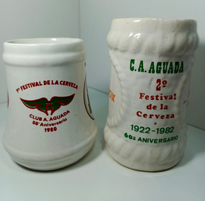 Lote anterior: Jarras cerveceras del Club Atlético Aguada