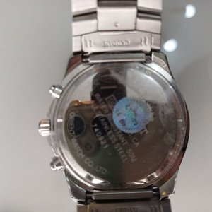 Reloj Orient Chronograph LTT09001B0 Acero Inoxidable Esfera Negra - imagen 9