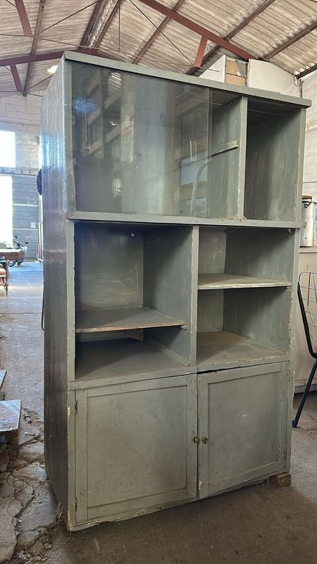 Mueble Organizador con Estante Gris - imagen 2