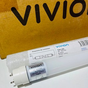 20 Tubos LED Vivion 8W Luz Neutra Blanca - imagen 1