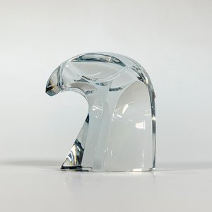 Pisapapeles de Cristal Tallado Forma de Cabeza de Águila - imagen 3