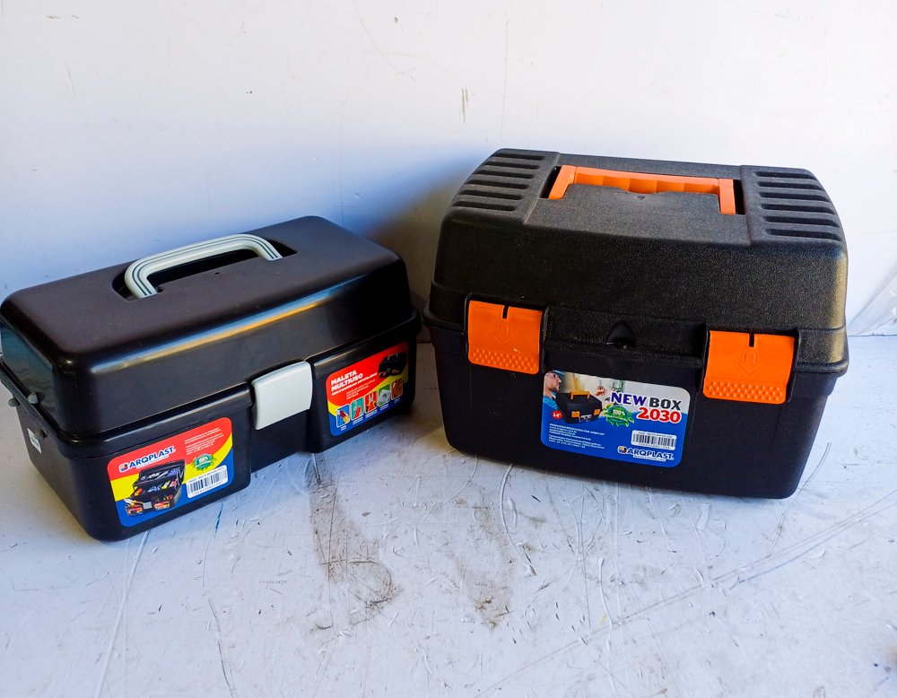 Set de 2 Cajas de Herramientas Plásticas Arqplast