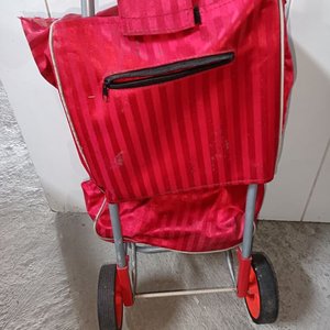 Carrito de Compras Plegable Rojo - imagen 2