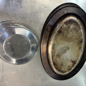 Conjunto de Bandejas y Platos Ovalados de Acero Inoxidable - imagen 3