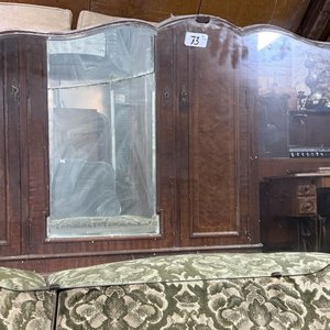 Espejo Antiguo Biselado con Marco de Madera - imagen 5