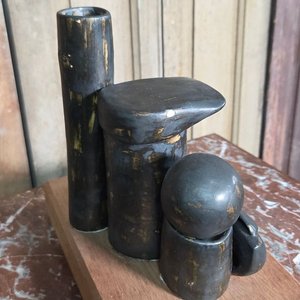 Escultura de Cerámica "Familia" de Uruguay Russi, Firmada - imagen 6