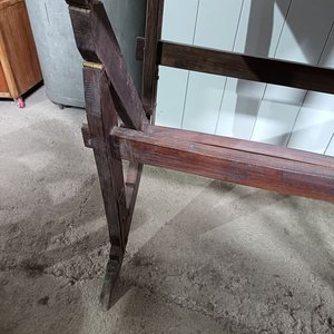 Mesa Antigua de Dibujante de Madera - imagen 2