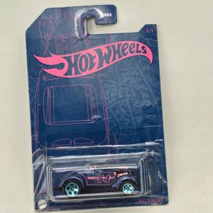 Hot Wheels Pass 'N Gasser 54 Azul y Rosa - imagen 1