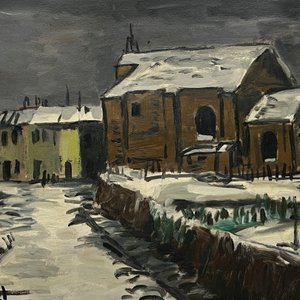 Lote anterior: Oleo "Paisaje Nevado" de Jonio Montiel, 35 x 45 cm