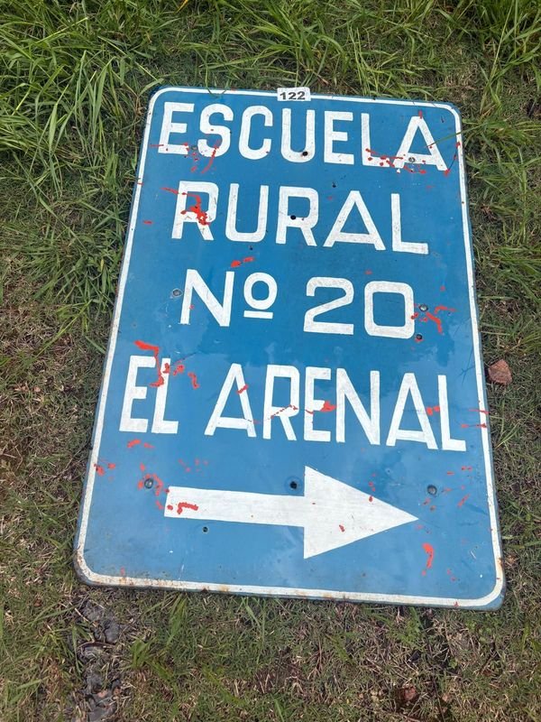 Cartel Señalizador Escuela Rural N° 20 El Arenal