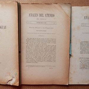 Tres Revistas Anales del Ateneo del Uruguay (Nros. 44, 45 y 47) - imagen 2