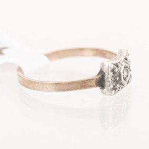 Anillo de Oro y Plata con Circonia para Niña - imagen 2