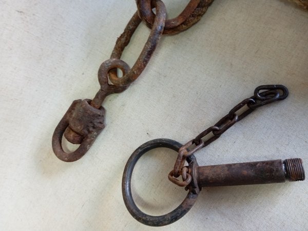 Destorcedor antiguo y porta remo de canoa para venta - imagen 3