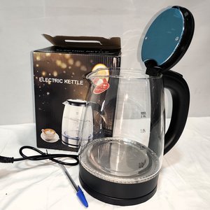 Jarra Eléctrica de Vidrio con Luces LED, Nueva en Caja - imagen 4