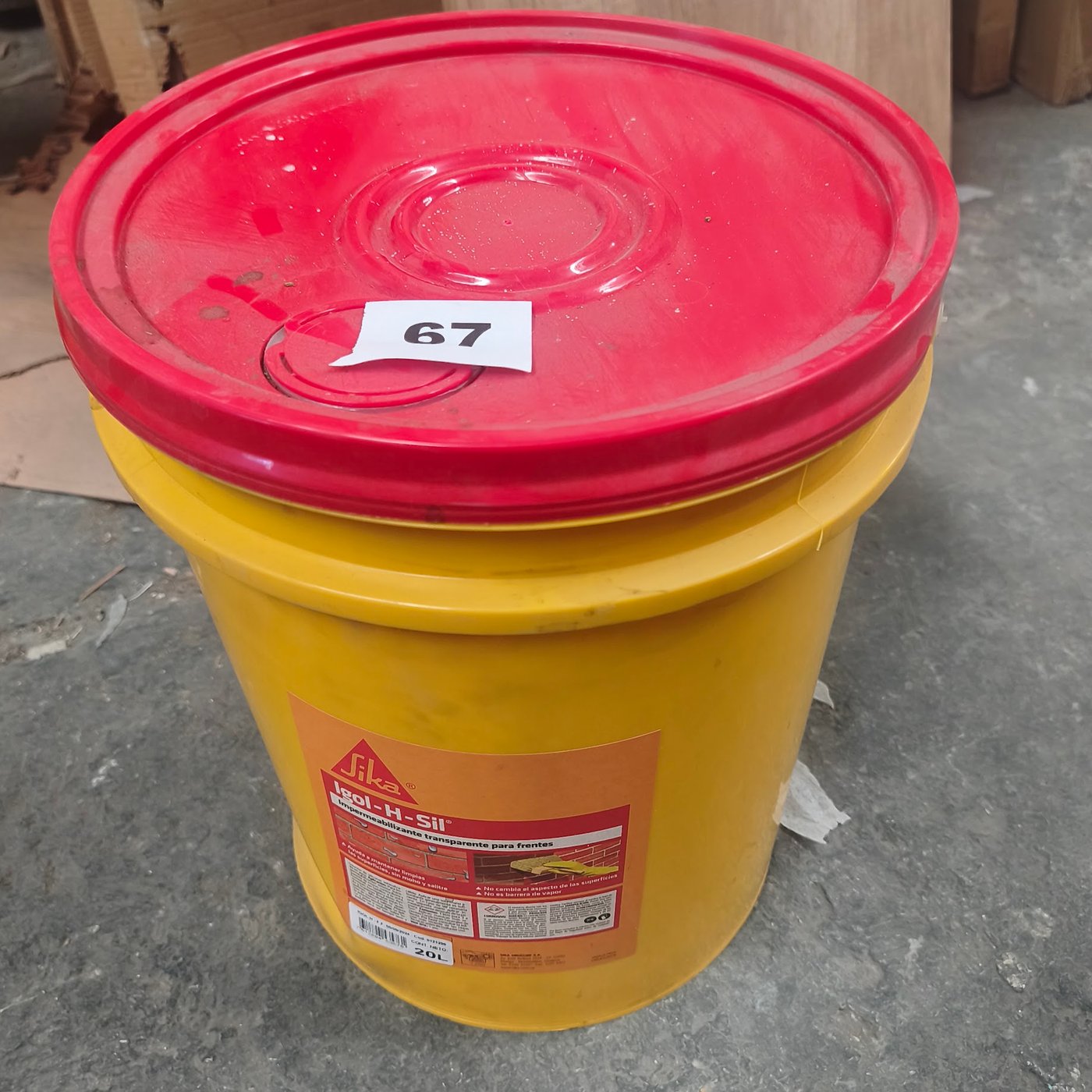 Impermeabilizante Transparente Sika Igol-H-Sil Balde 20L