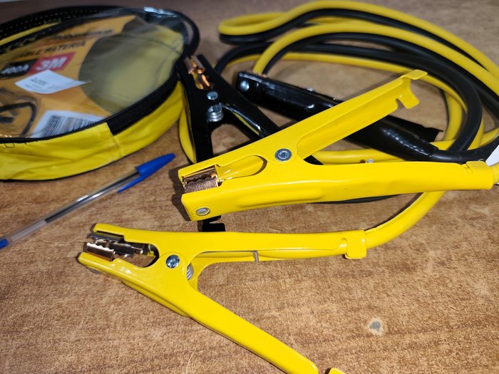 Cable de corriente para auto, 400A, 3MTS, REALES - imagen 3