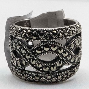 Anillo de Plata con Marquesitas - imagen 1