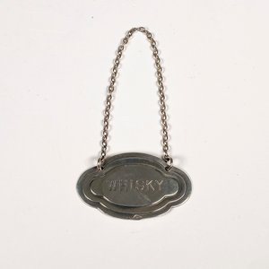 Cartela Francesa de Plata para Botella de Whisky - imagen 2