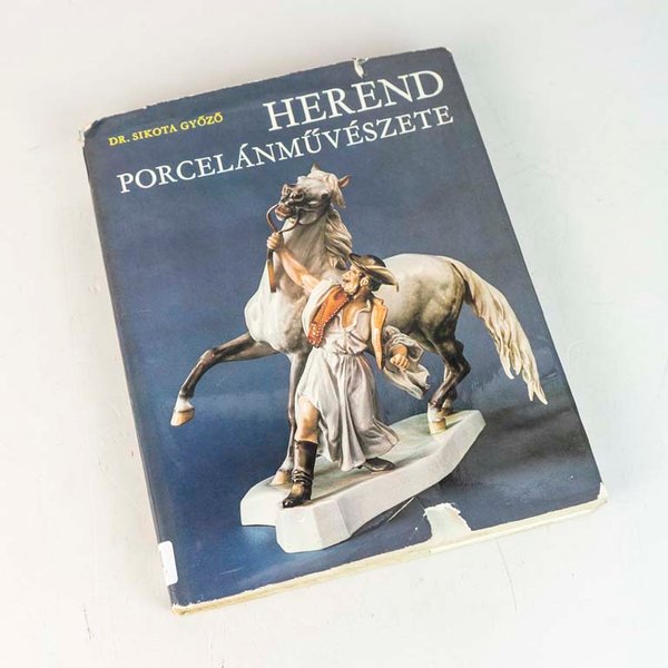 Libro de Arte de Porcelana Herend con Textos en Húngaro - imagen 1