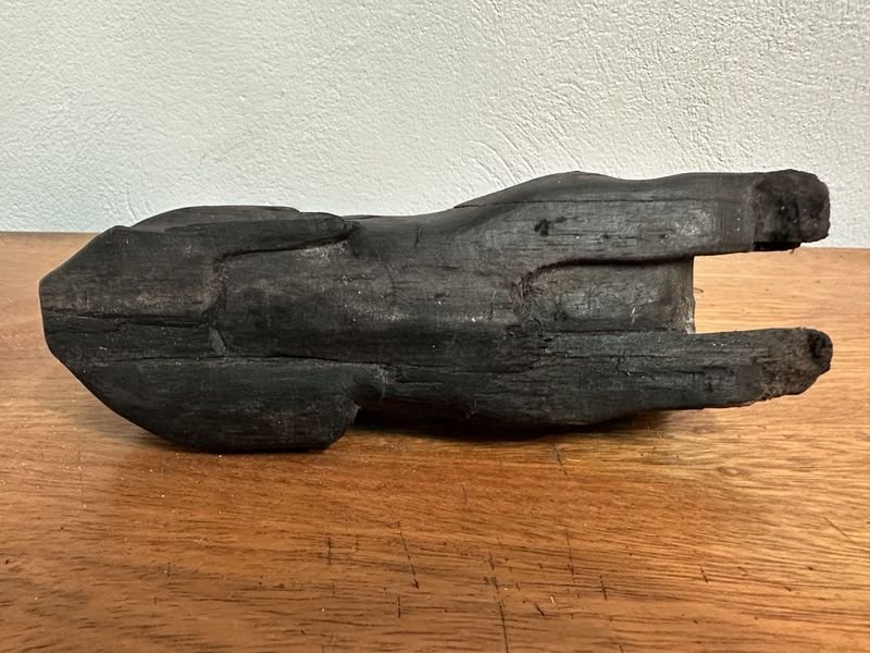 Adorno León Tallado en Madera o Piedra - imagen 5