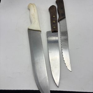 Set de 3 Cuchillos de Cocina con Mangos de Diferente Material - imagen 3