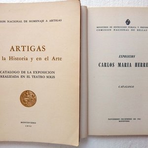 Dos Libros: Catálogos de Exposición sobre Artigas y Carlos María Herrera (1952, 1961) - imagen 1
