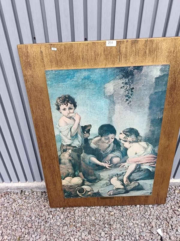 Cuadro Antiguo "Los Golfillos" de Murillo