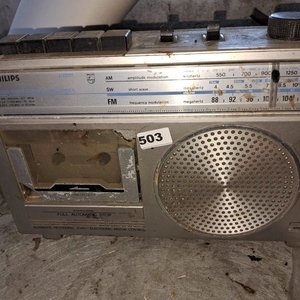 Radio Philips Casetero Vintage con Parlantes - imagen 2