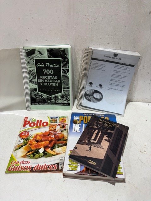 Lote de Libros de Recetas de Cocina y Guías Prácticas