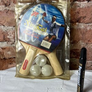 Set de Ping Pong XingTai: 2 Paletas y 3 Pelotas Nuevas - imagen 2
