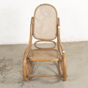 Mecedora Vienesa con Esterillado y Detalles de Lustre - imagen 1
