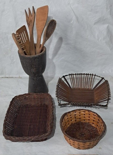 Paneras y Utensilios de Madera