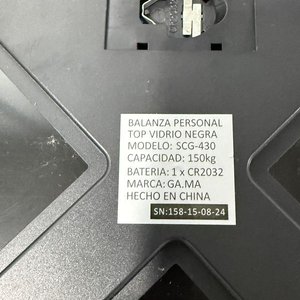 Báscula Digital Gama Profesional Vidrio Templado Negro 150 Kg - imagen 4
