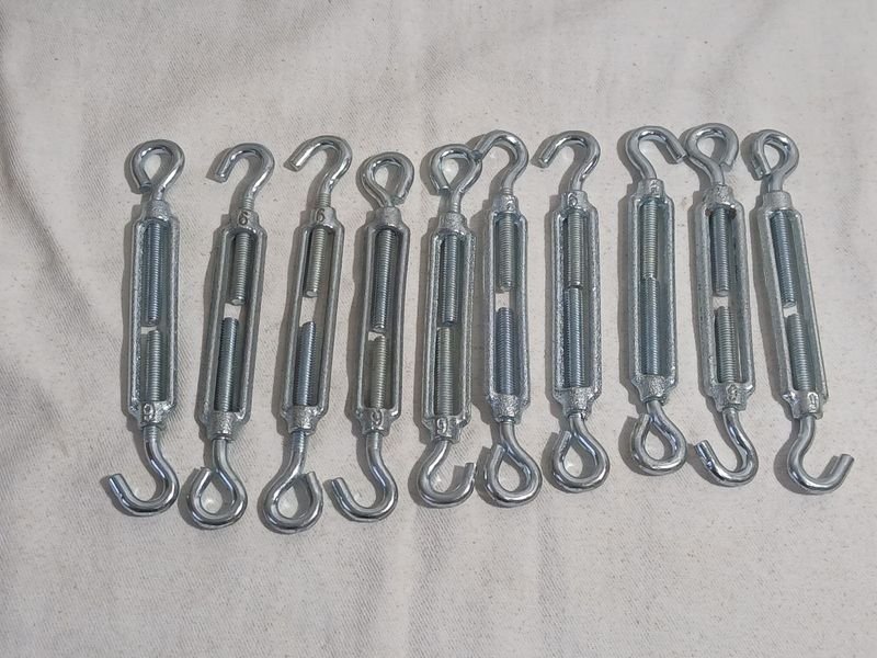 Lote de 10 Tensores de Alambrar Galvanizados de 6 Pulgadas