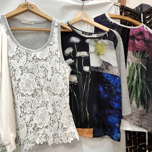 Lote de 7 Prendas para Dama: Remeras, Musculosas y Blusas Nuevas - imagen 4