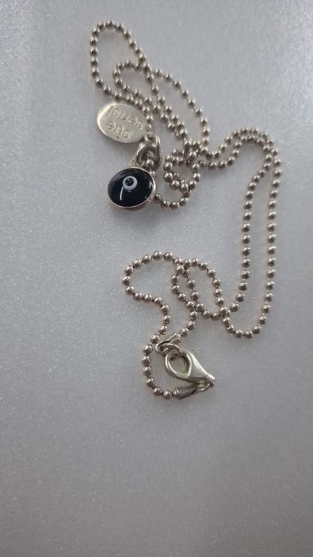Cadena de Plata con Dije Ojo Turco