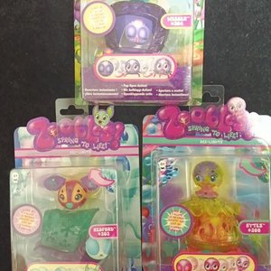 Lote siguiente: Lote de 3 Juguetes Zoobles! Originales con Luz