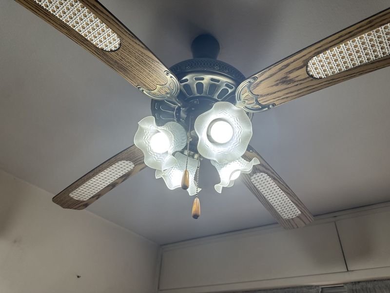 Ventilador de techo completo con luces y accesorios - imagen 3