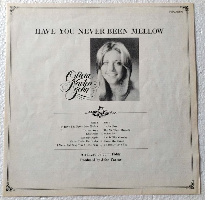 Vinilo de Olivia Newton-John: 'Have You Never Been Mellow' (1975) - imagen 9