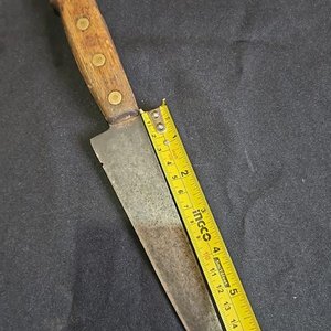 Cuchilla Antigua de Cocina con Hoja de 18 cm y Mango de Madera - imagen 7